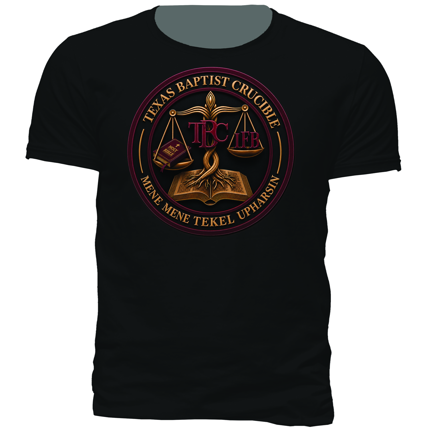 Texas Baptist Crucible Black T-Shirt